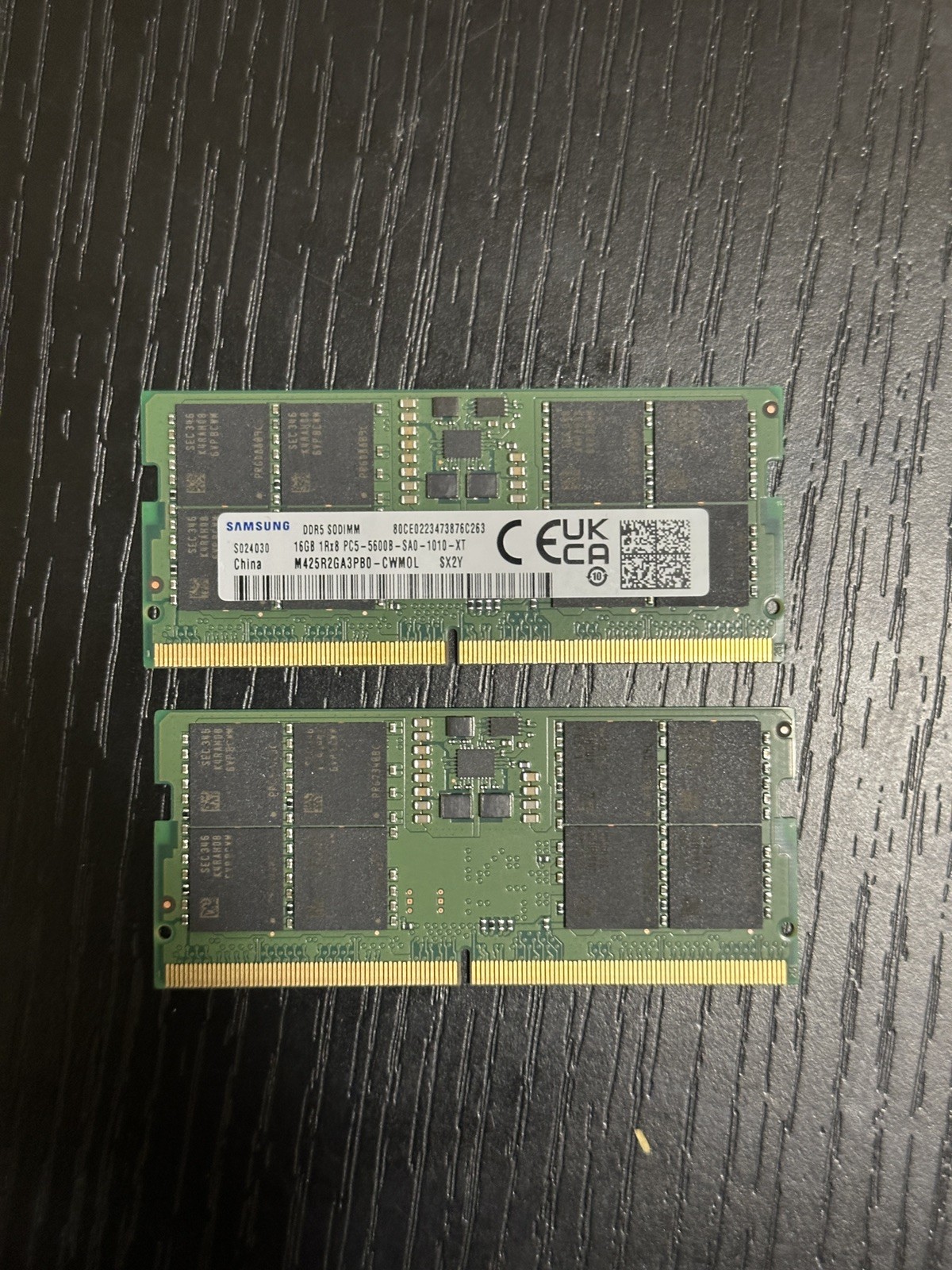 Samsung 32GB (2x16GB) DDR5-5600 SODIMM Laptop RAM PC5-5600B