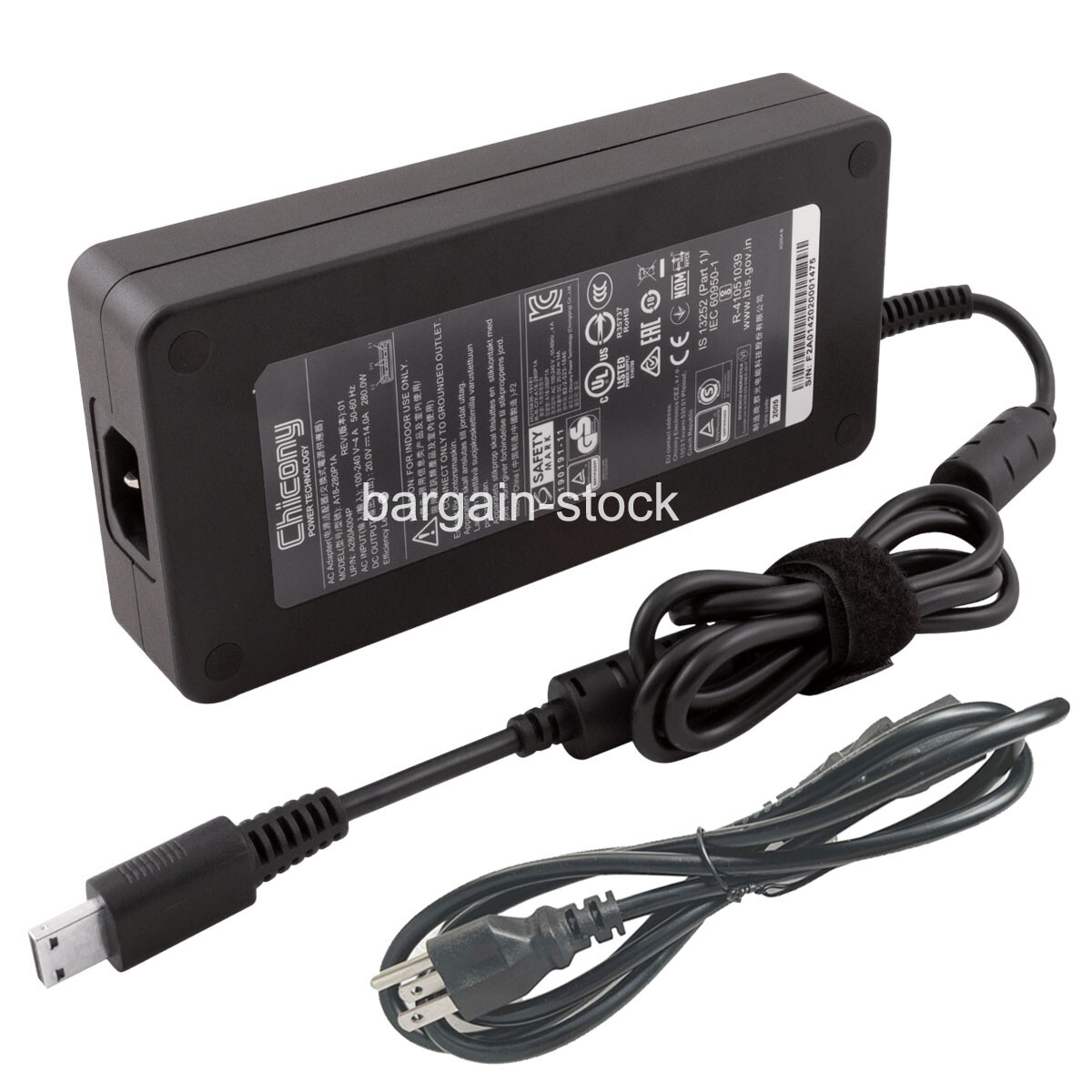 Chicony 14A 280W AC Adapter Charger For MSI Creator Z16 HX Studio A13VFTA-046US