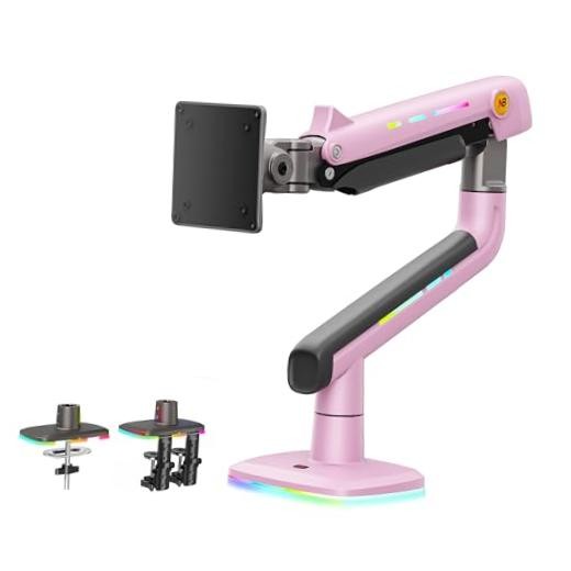 NB Gaming Monitor Arm or for 32 to 60 Inches Screen, Load up to 20 Fantasy Pink