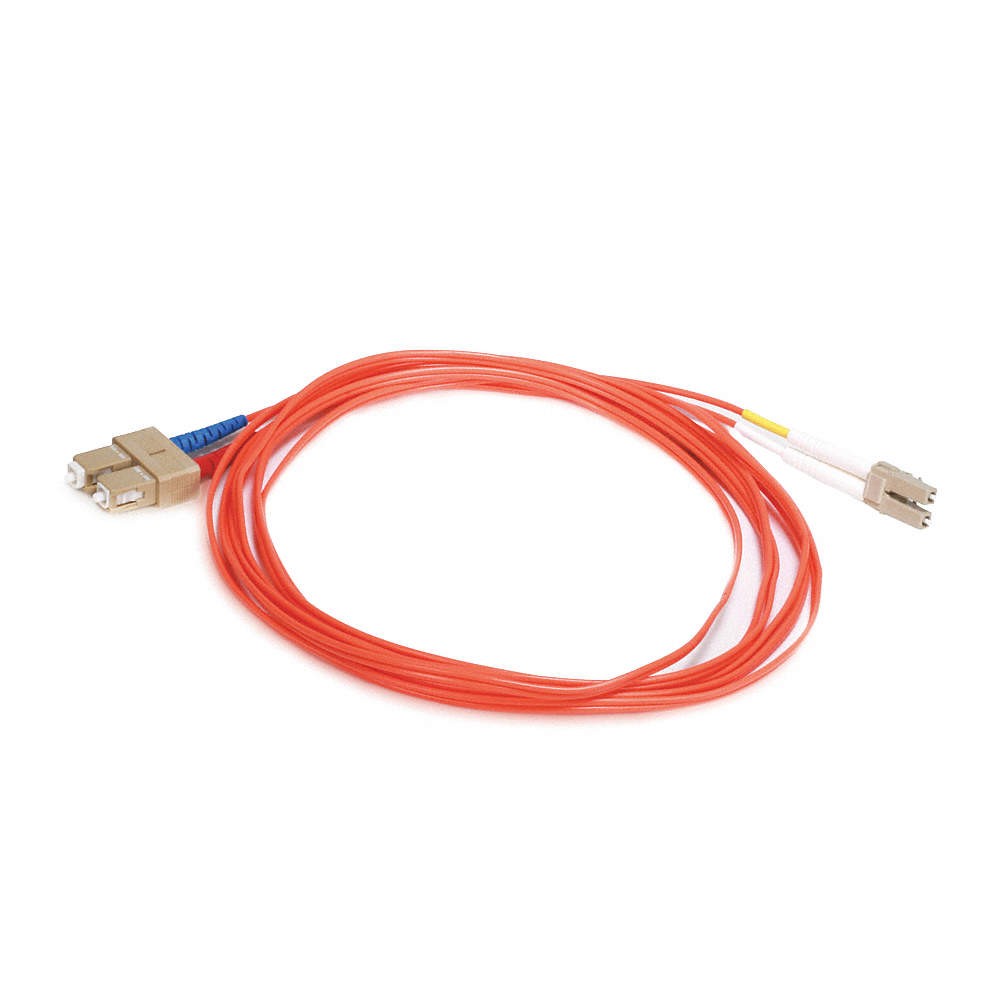 MONOPRICE 2628 Fiber Cord,Duplex,LC, SC,3m,Orange 13U435