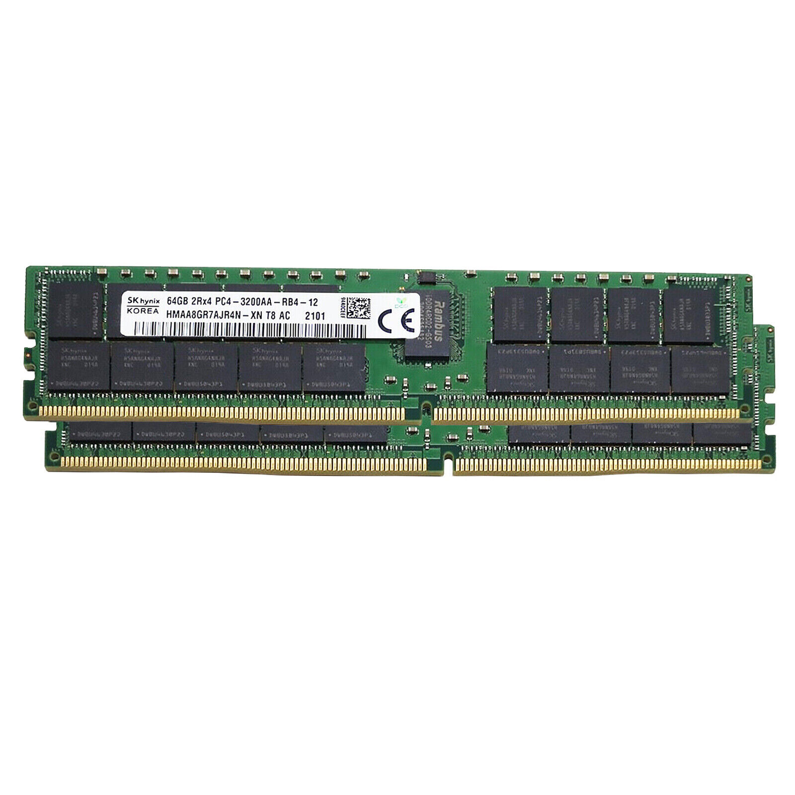 Hynix Kit 128GB (2x 64GB) DDR4 3200MHz 2RX4 REG Server Memory HMAA8GR7AJR4N-XN