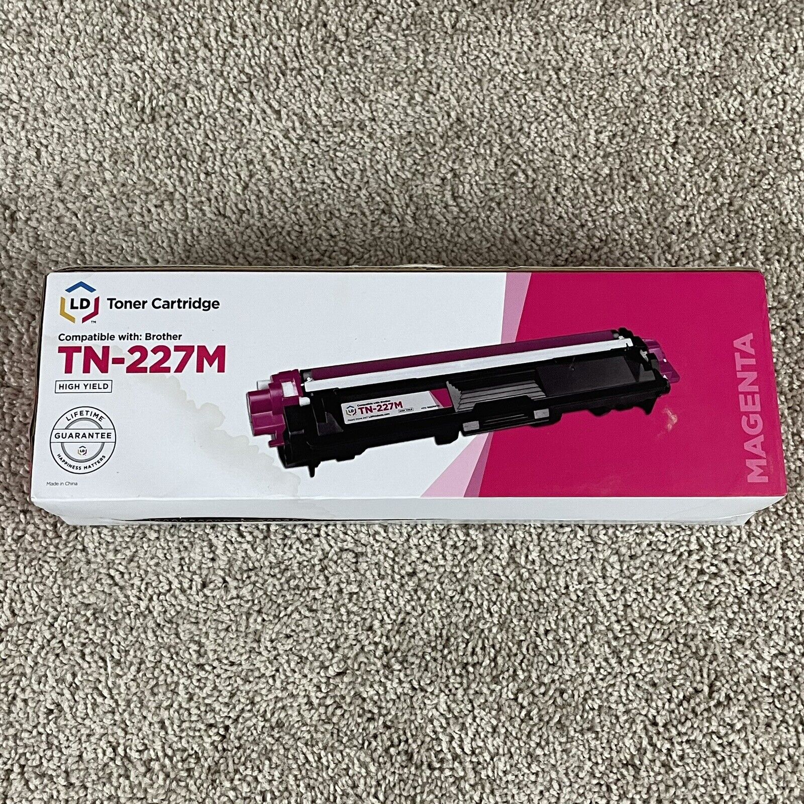 Toner Cartridge Brother Compatible TN227M Magenta High Yield NEW