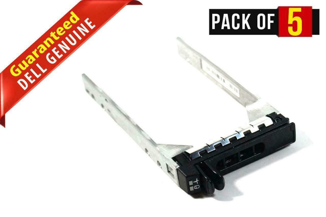 LOT OF 5 New KF248 F830C GX61R 2.5" SATA/SAS Tray Dell PowerEdge 1900 2900 2950