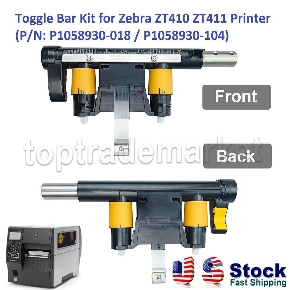 US NEW Toggle Bar Kit for Zebra ZT410 ZT411 Printer P1058930-018 / P1058930-104