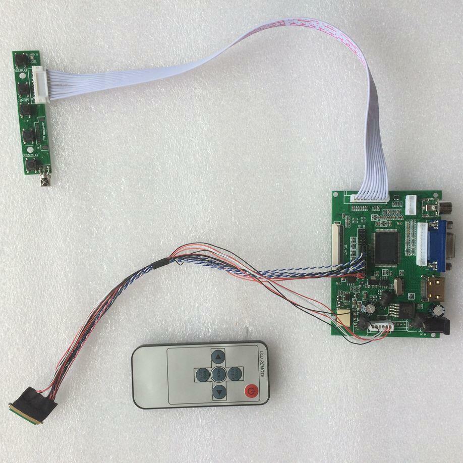 For N156BGE L 1366X768 Panel Screen HDMI VGA 2AV LCD LED Controller Board kit  