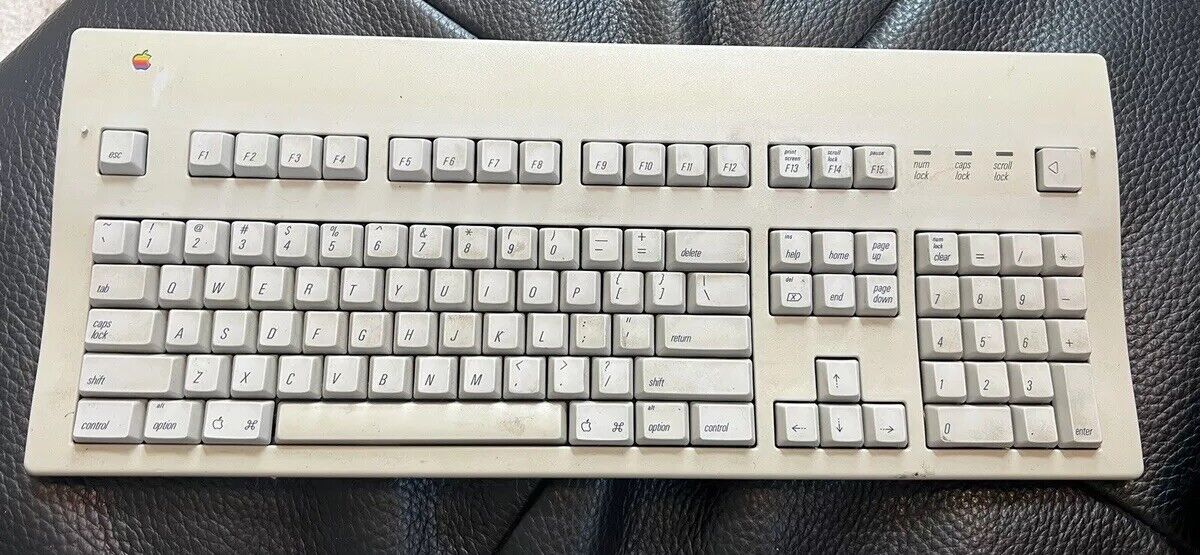 Vintage Apple Extended Keyboard II Family Number M3501 Fast Ship