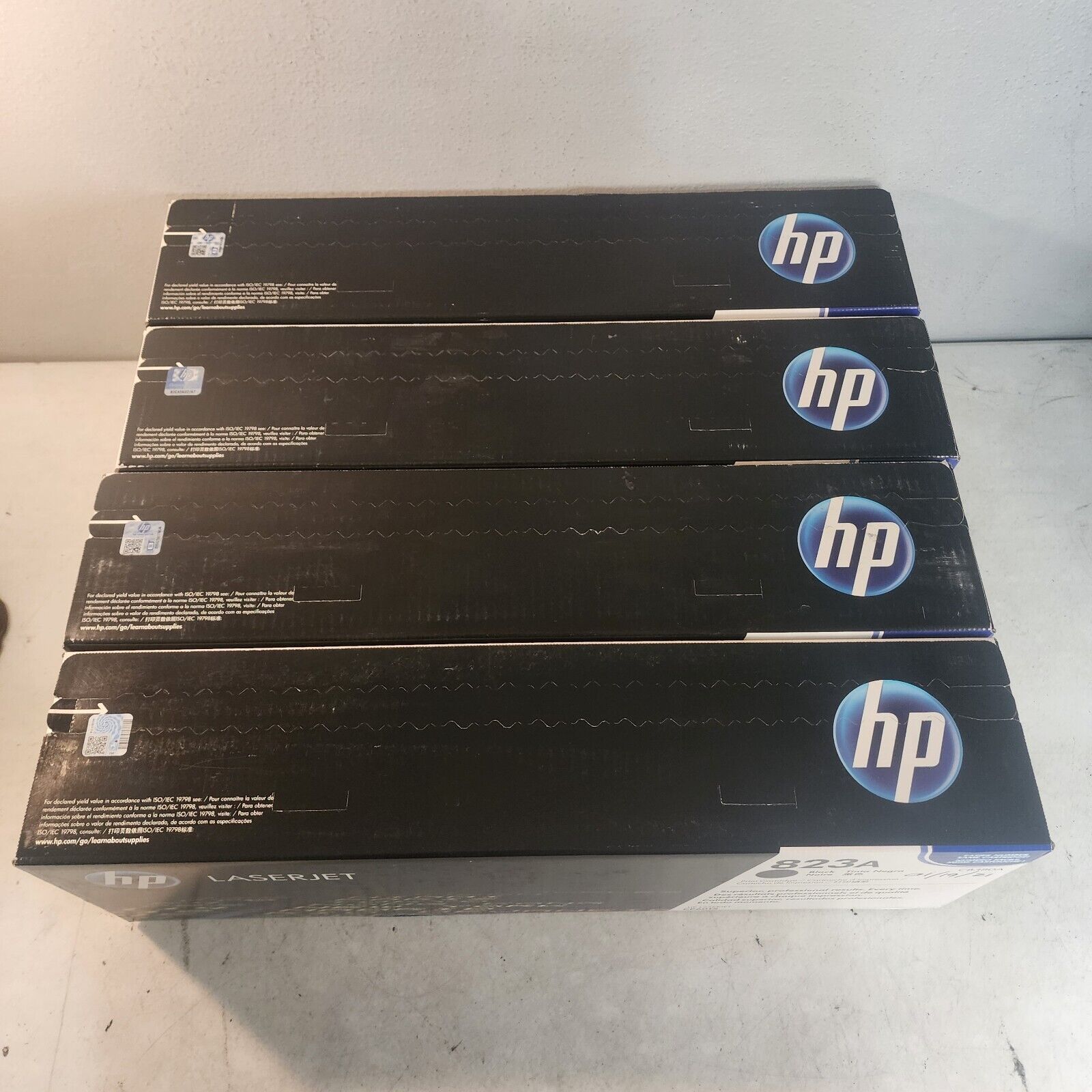 HP CB380A-83A  823A 824A BCMY Toner CP6015 Lot Of 4 Genuine New OEM Sealed Box