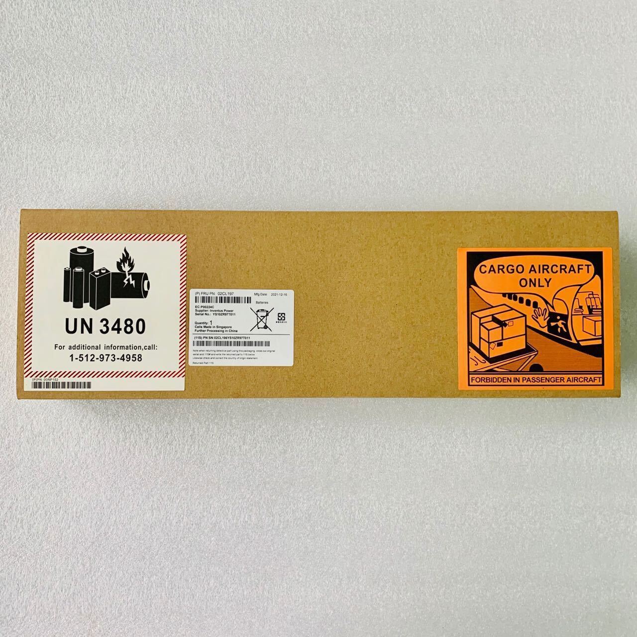 Brand New IBM 02CL197 Flash System 840/900 battery module 02CL197 00ND095