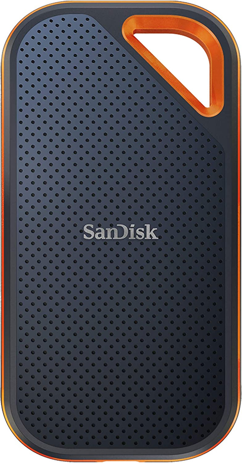 SANDISK 4TB Extreme PRO Portable SSD - up to 2000Mb/S - USB-C, USB 3.2 Gen 2X2,
