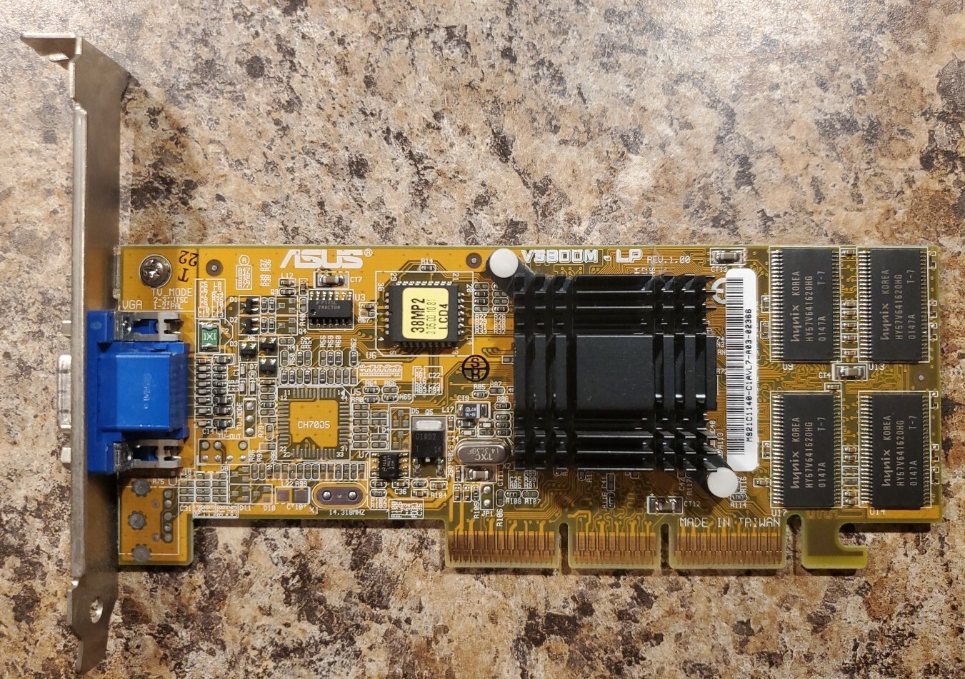Asus V3800M-LP 32MB AGP Graphics Card- 5185-8083
