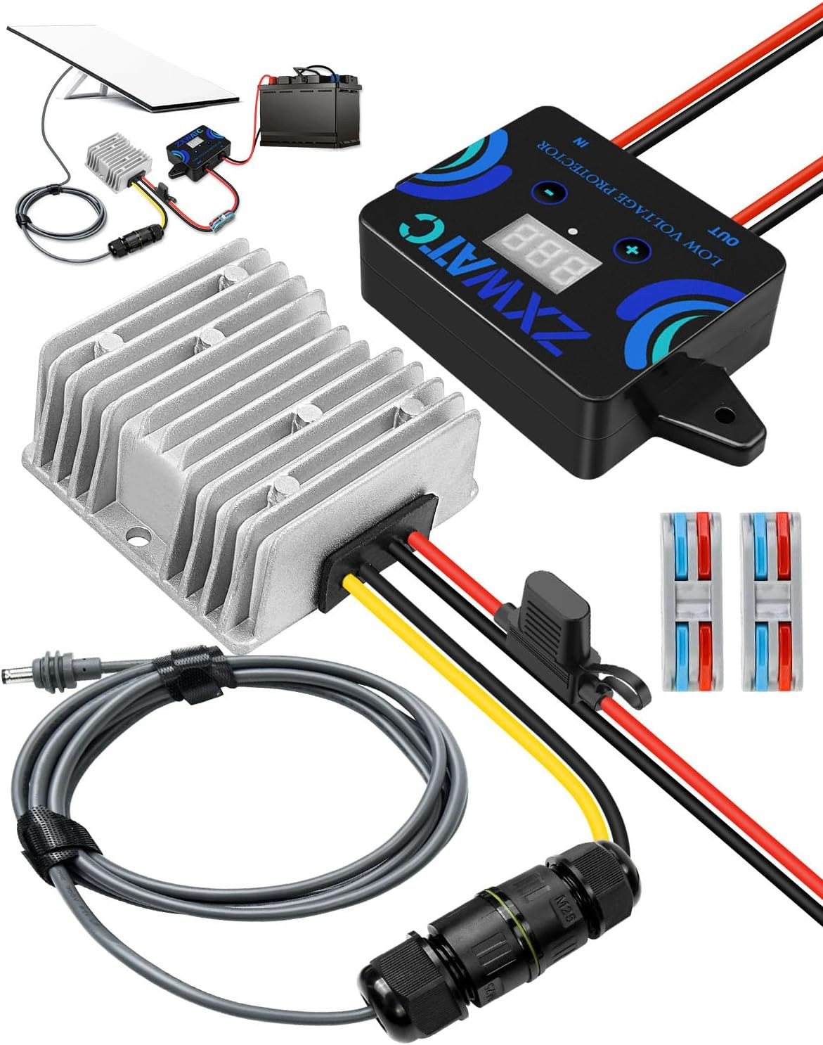 Upgrade Starlink Gen 3 DC Conversion Kit, 12V to 57V 4.5A Power Converter |