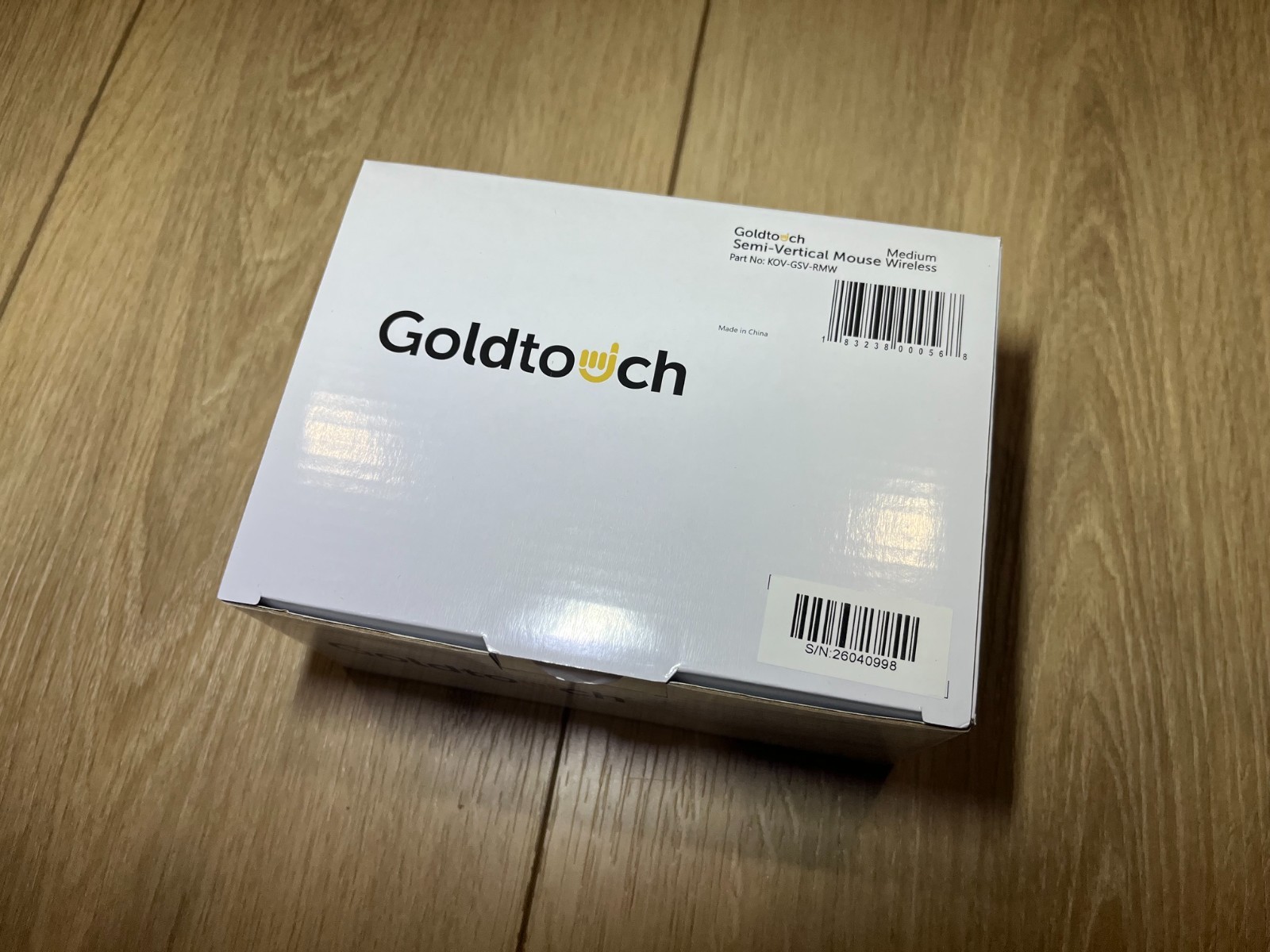 Goldtouch KOV-GSV-RMW Wireless USB Right-Handed Semi-Vertical Mouse - NEW in Box