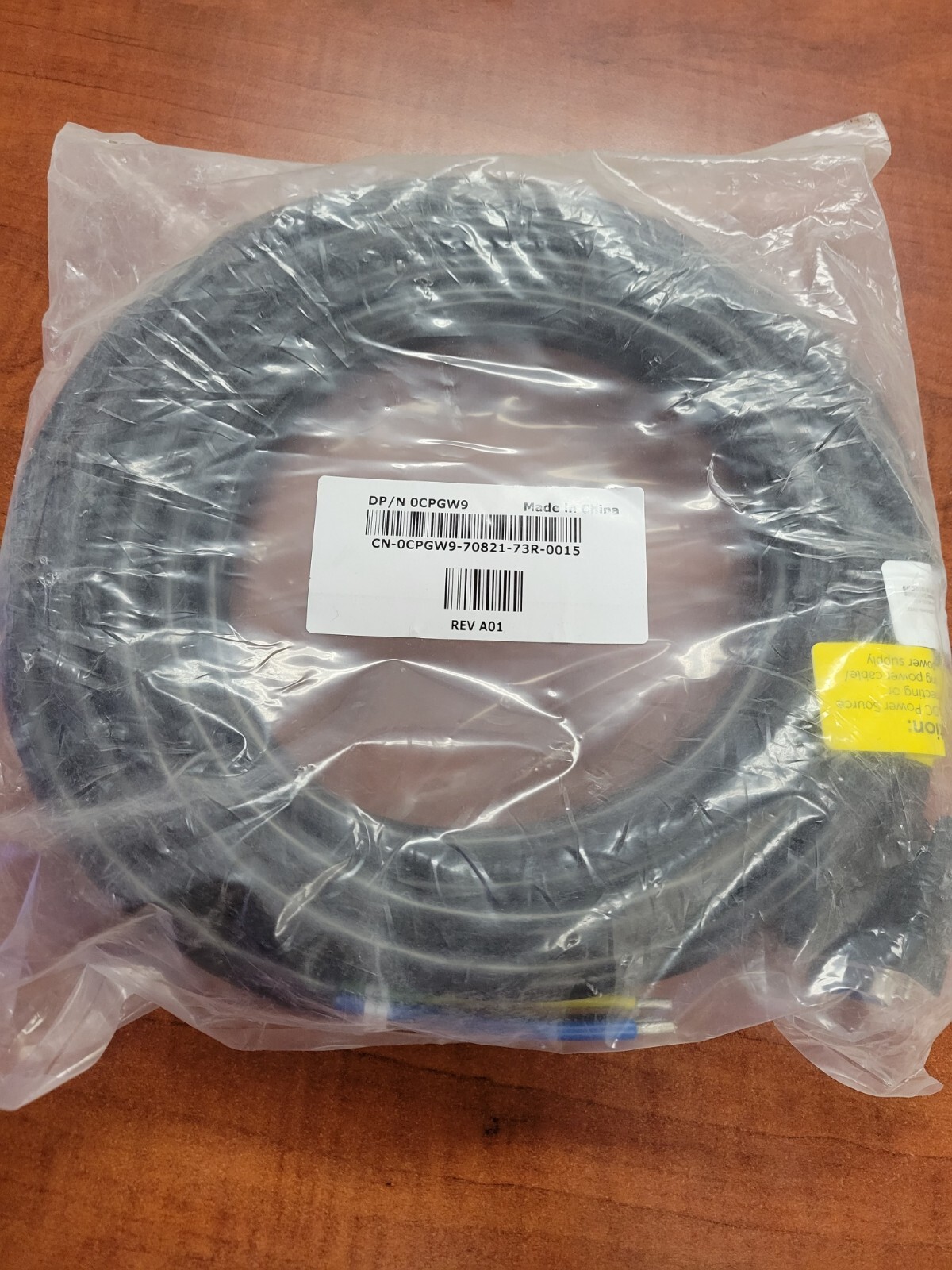 NEW SEALED Dell CPGW9 23FT  10AWG 3C DC Power Cable for EqualLogic