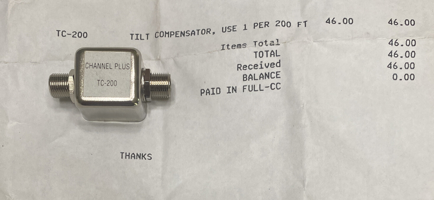 Channel Plus TC-200 Tilt Compensator New, Old Stock