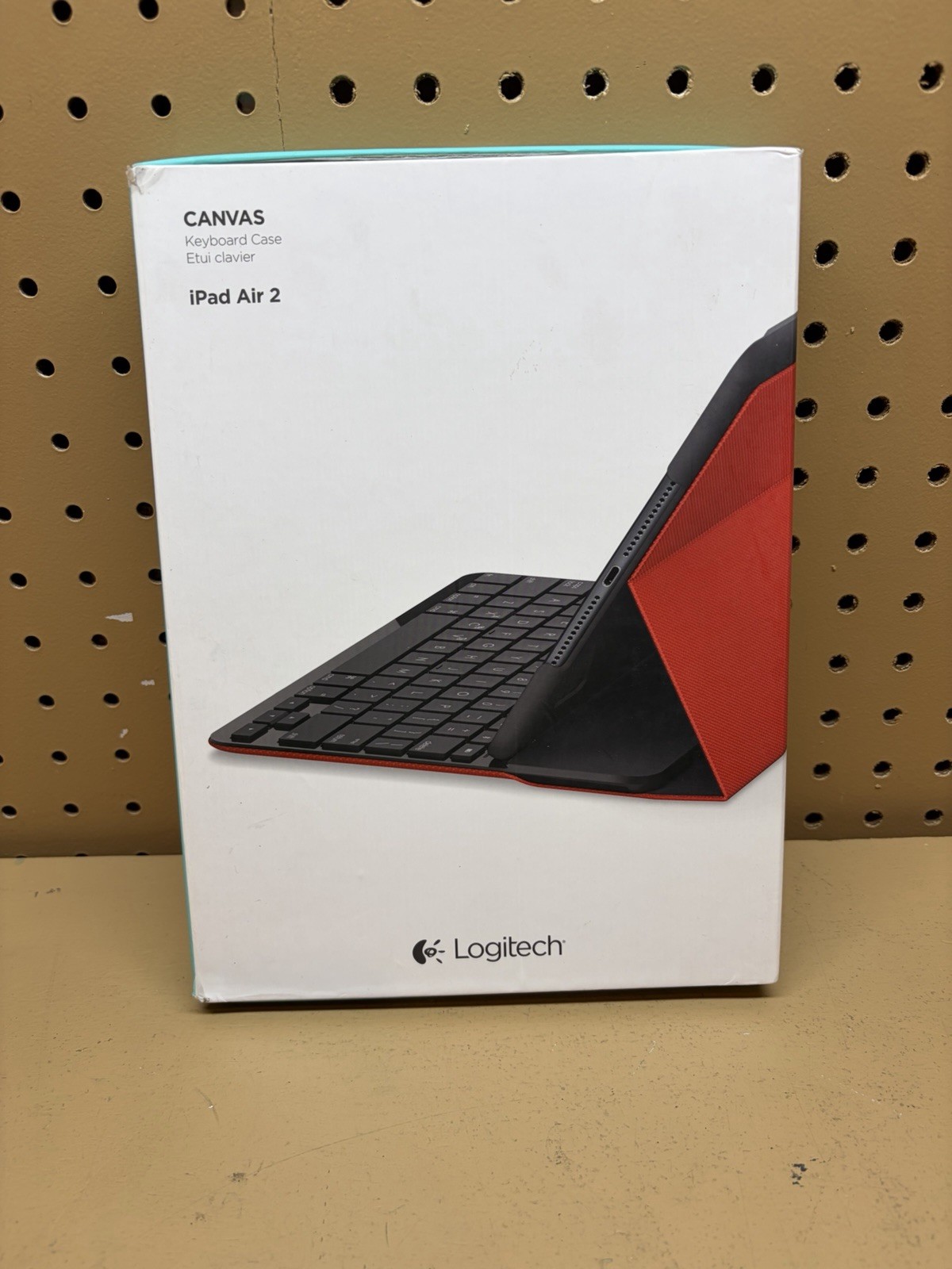 Logitech Canvas Keyboard Folio Case for iPad Air 2 - Red (920-007273)