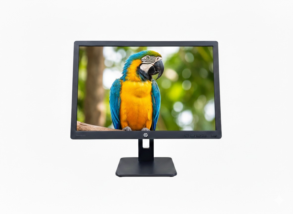 HP EliteDisplay 22 inch LED Monitor HDMI VGA DP Adjustable Stand Full HD 1080P