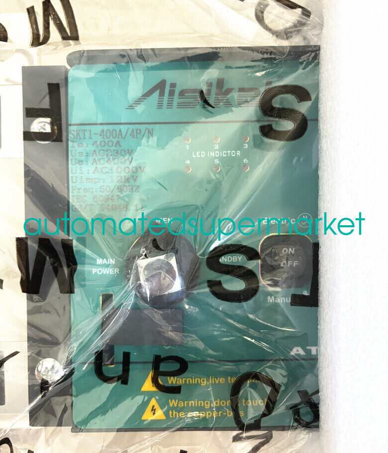 1Pcs New Dual Power Automatic Transfer Switch 400A Switch SKT1-400A/4P/N
