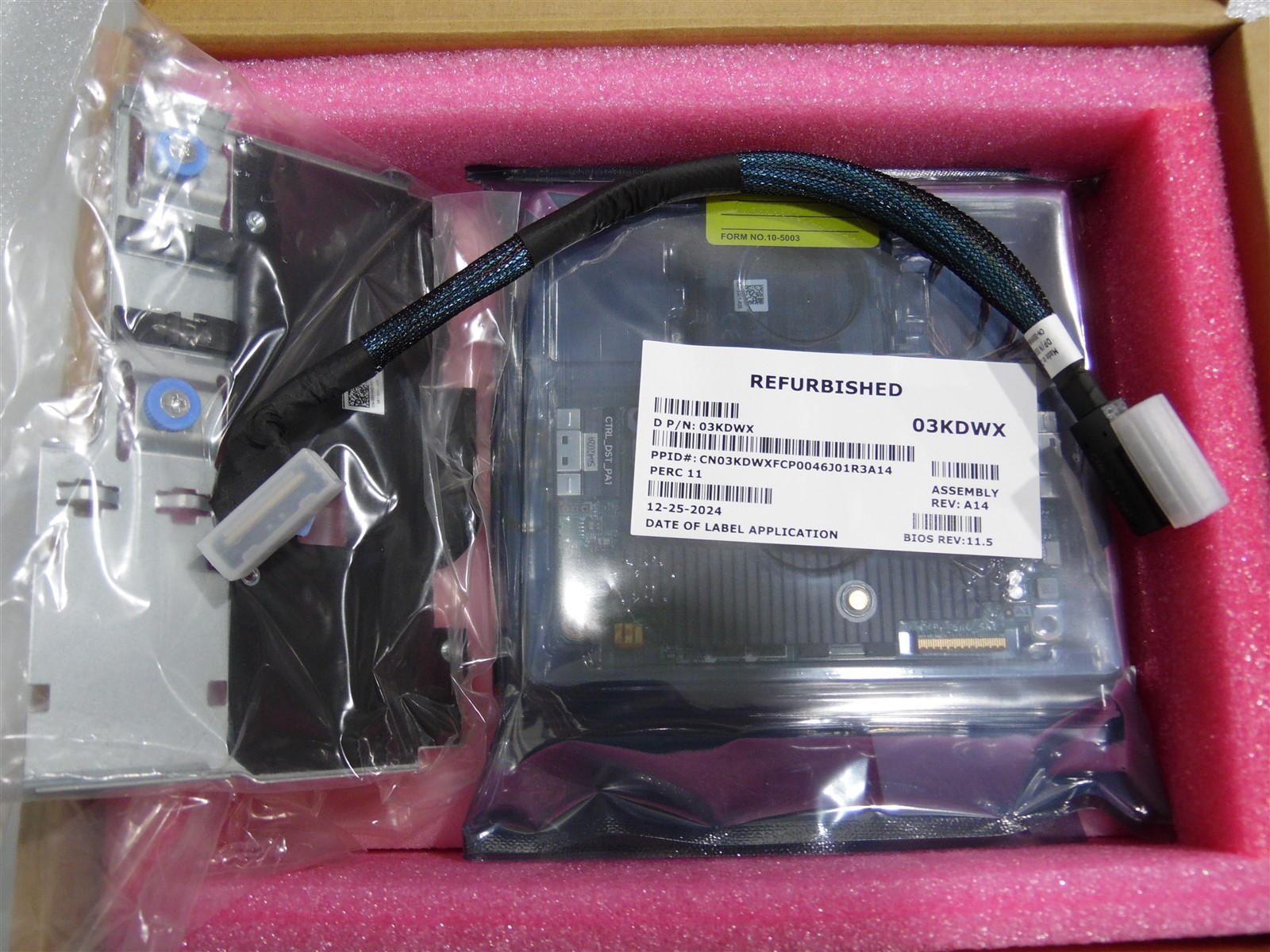DELL POWEREDGE R450 4 BAY LFF SERVER H755 PERC RAID 3KDWX 51P7W 0V9V8 CABLE KIT