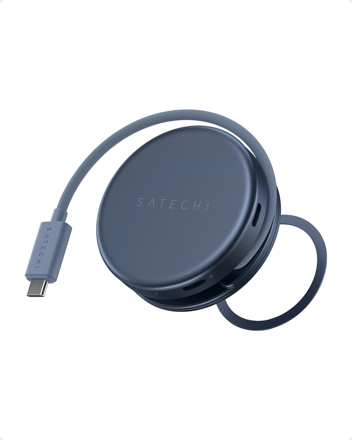 Onthego 5-In-1 USB-C Hub, 4K/60Hz HDMI, SD Card Reader, Indigo
