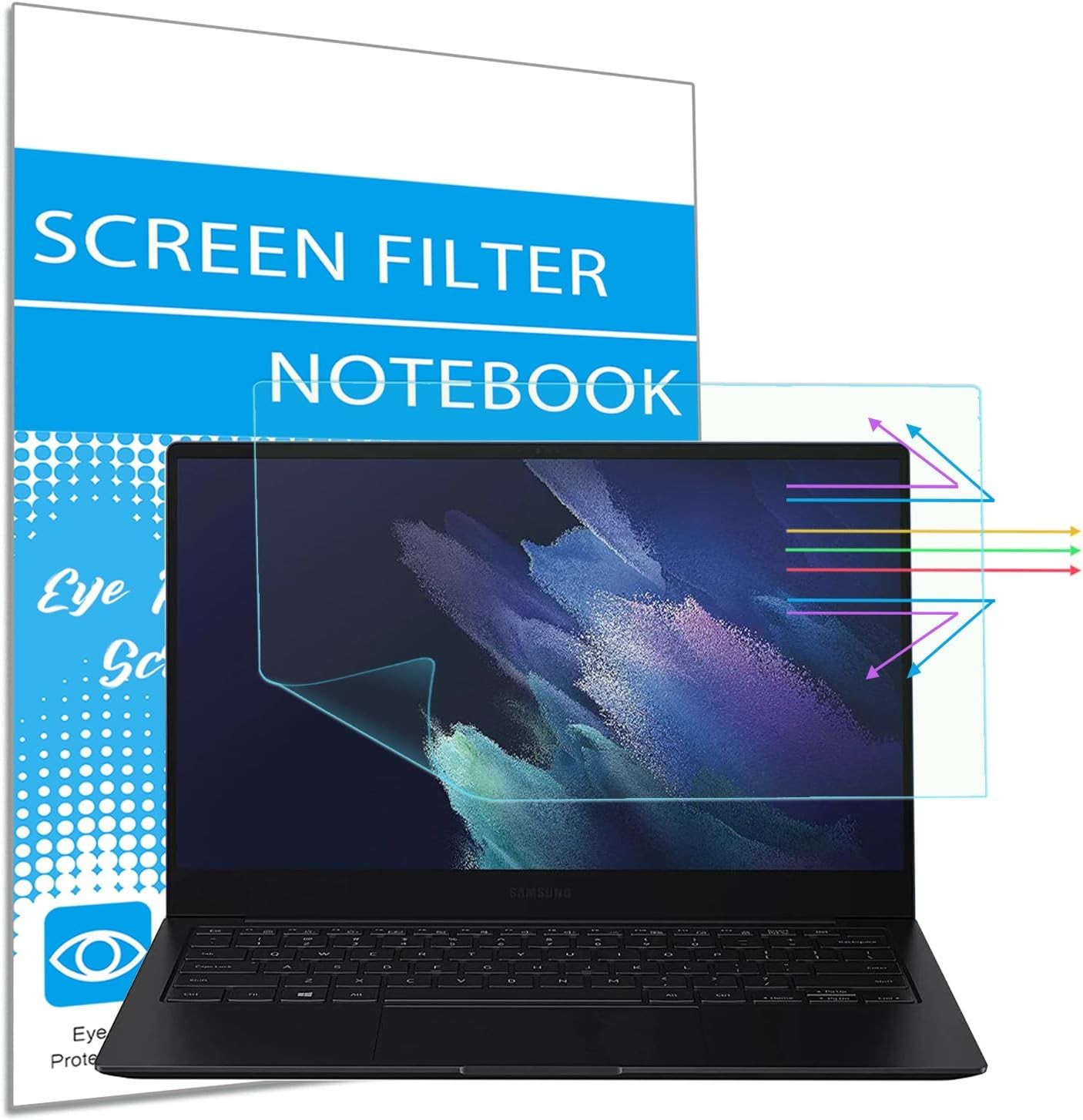 13.3 Inch Anti Blue Light Screen Protector for Samsung Galaxy Book 3/2 Pro 13.3"