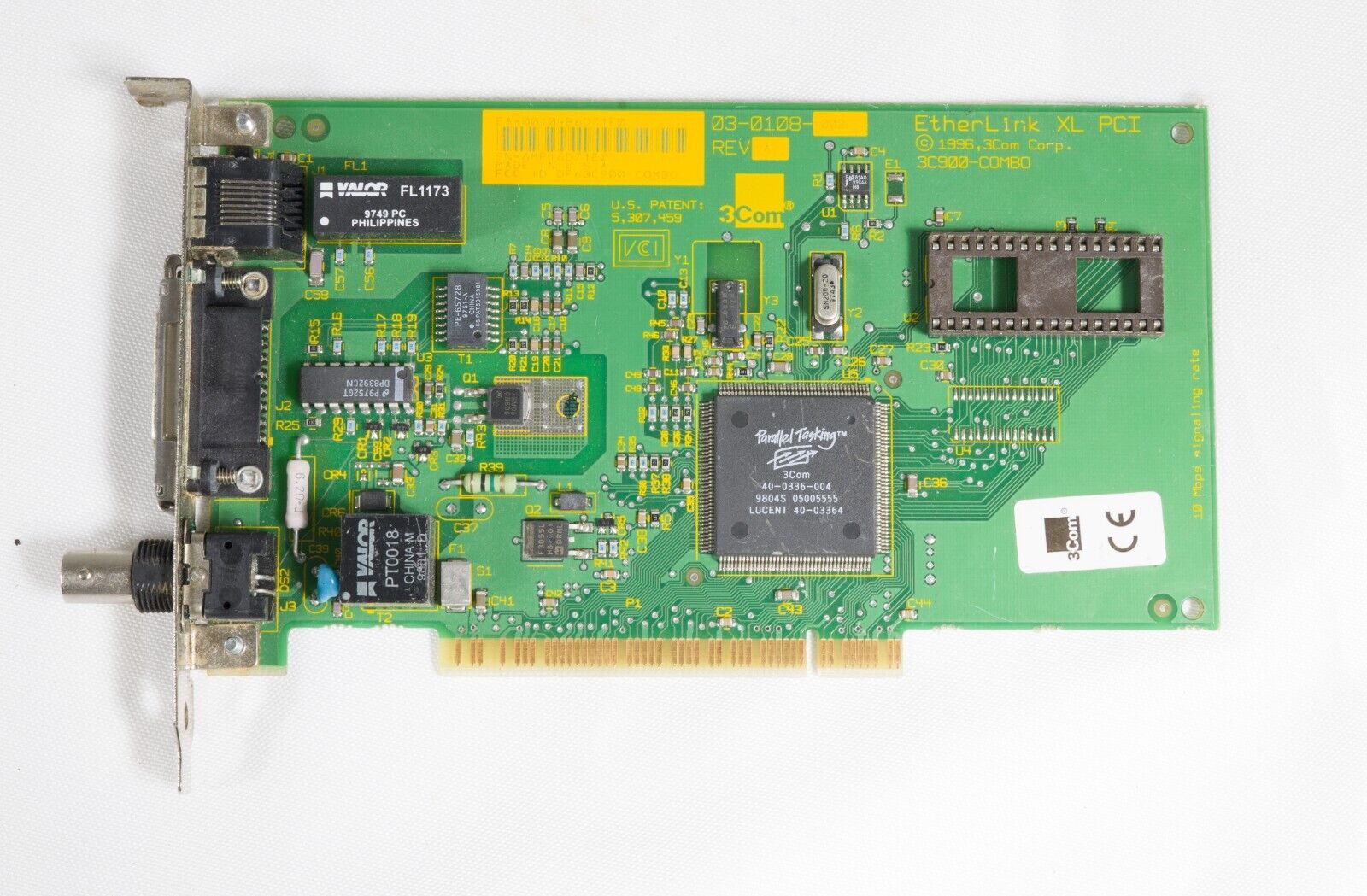 Vintage 3COM Etherlink XL ethernet adapter PCI  ISA725