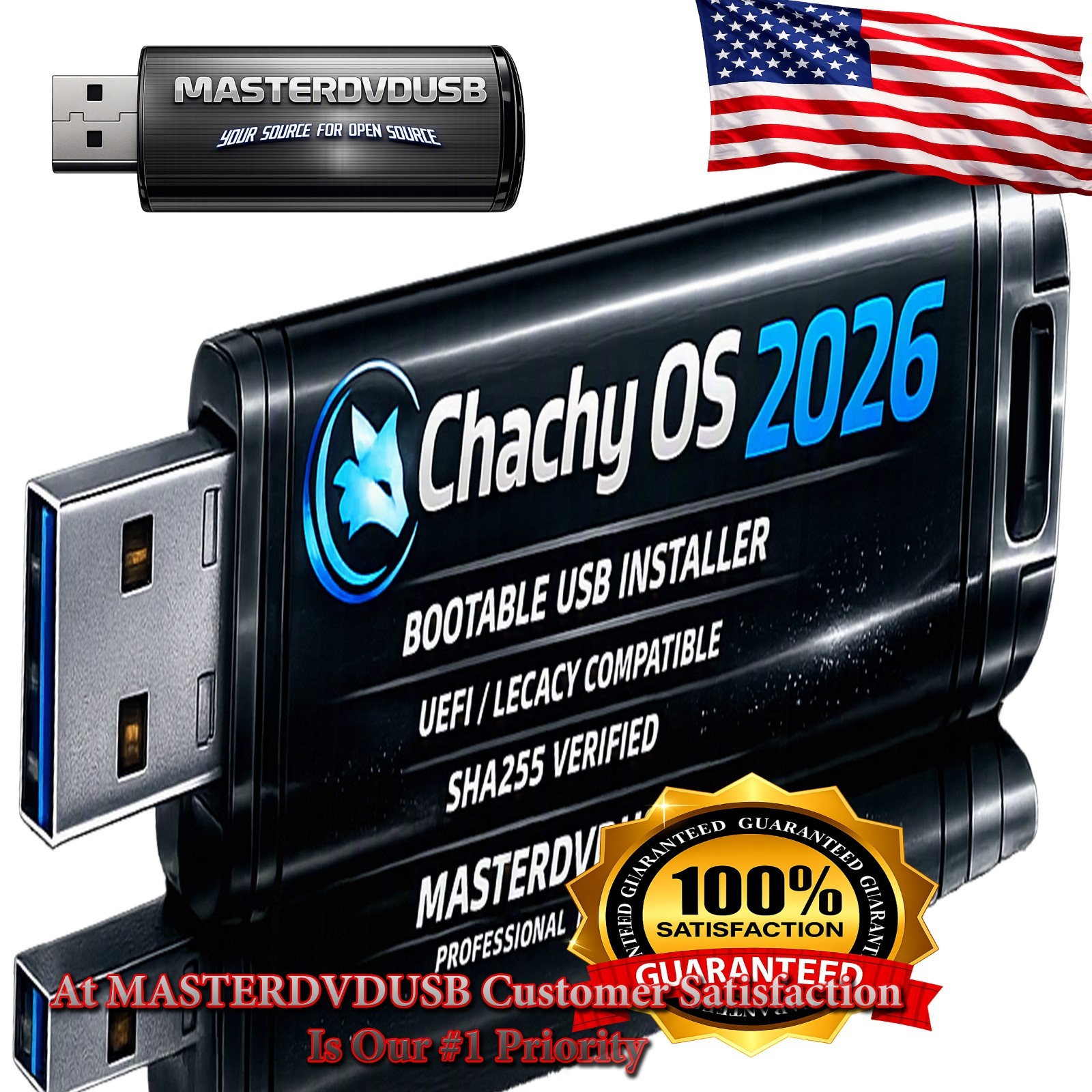 Chachy OS 2026 Bootable USB Installer | UEFI / LEGACY | 64‑Bit | Linux OS