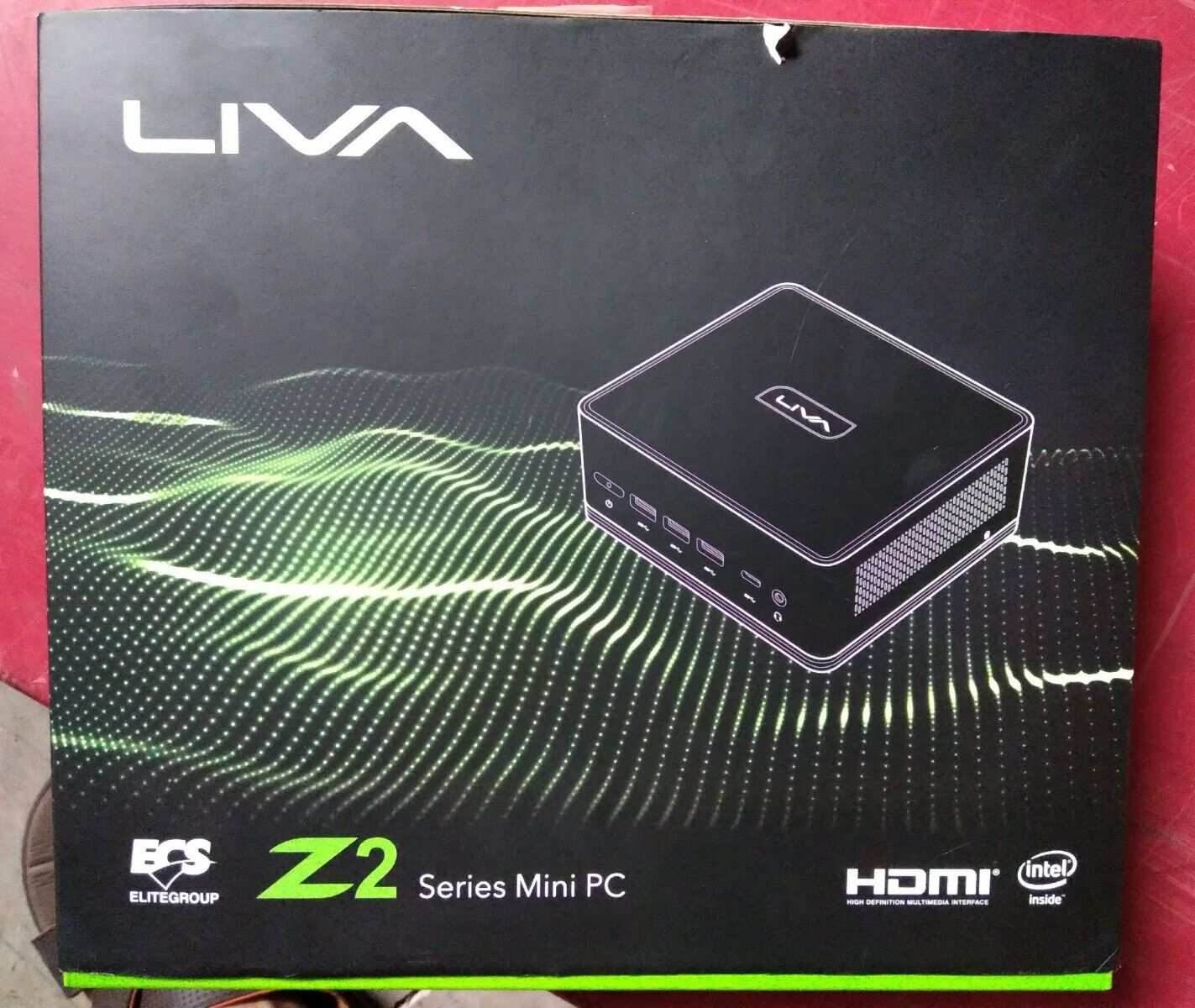 ECS LIVA Z N3350 Mini PC   Memory 4GB Storage 64GB eMMC 