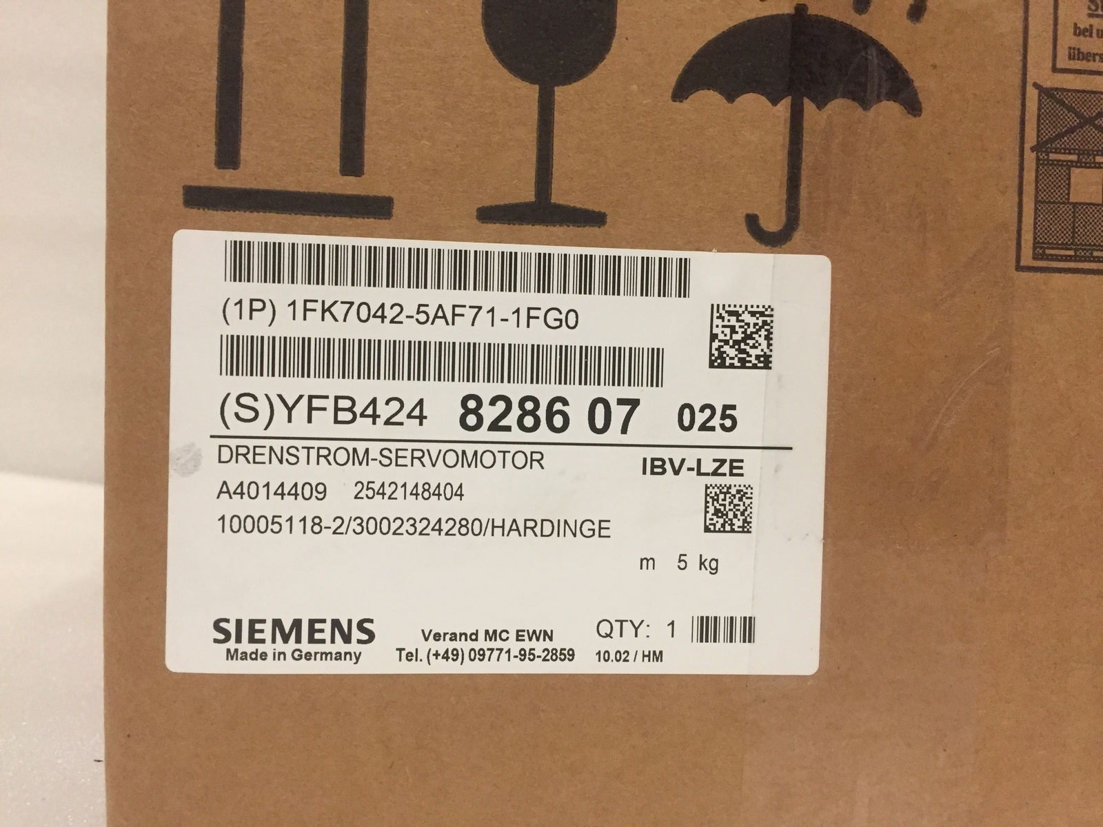 ZZ1PCS SIEMENS 1FK7042-5AF71-1FG0 Servo Motor Brand New Fast Shipping