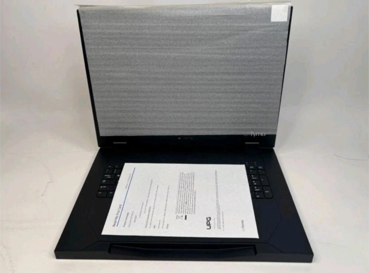 Uptyma UPG 17.3-1U-Rack Mount Monitor Console Kit-173RM17A-QWERTY 