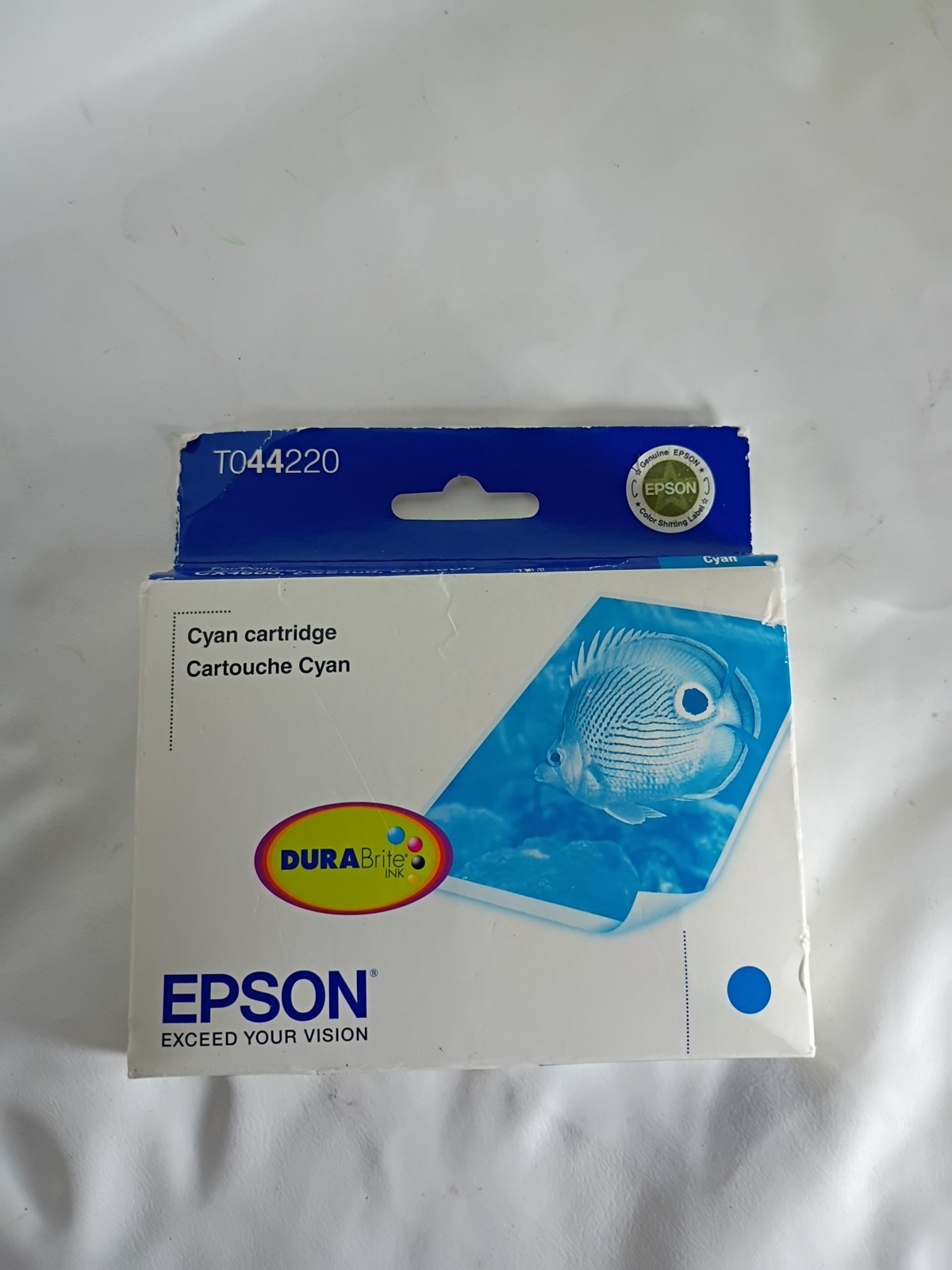 Epson 60 T044220 Stylus Genuine Cyan Ink Cartridge (Exp 06/2013) New Sealed USA,