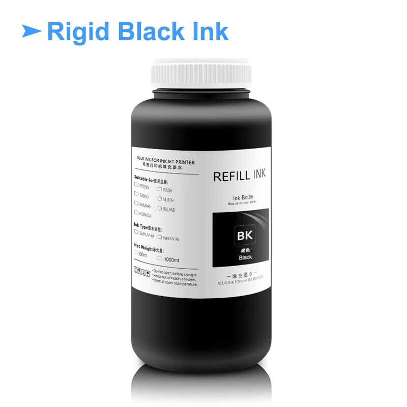 1000ML LED Curable UV Ink For Ricoh Gen3 Gen4 Gen4L Gen5 Printhead 
