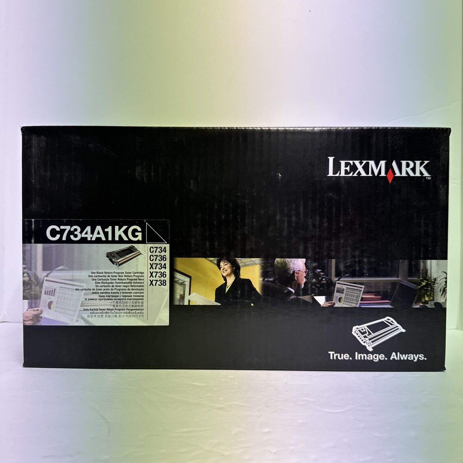 New Genuine Lexmark C734A1KG Black Extra High Return Program Toner Cartridge