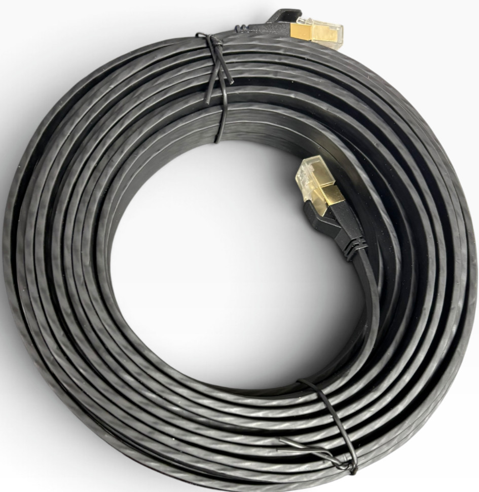 BUSOHE Cat 8 Ethernet Cable 6 FT 2-Pack, 40Gbps 2000Mhz Cat8 High Speed Flat Int