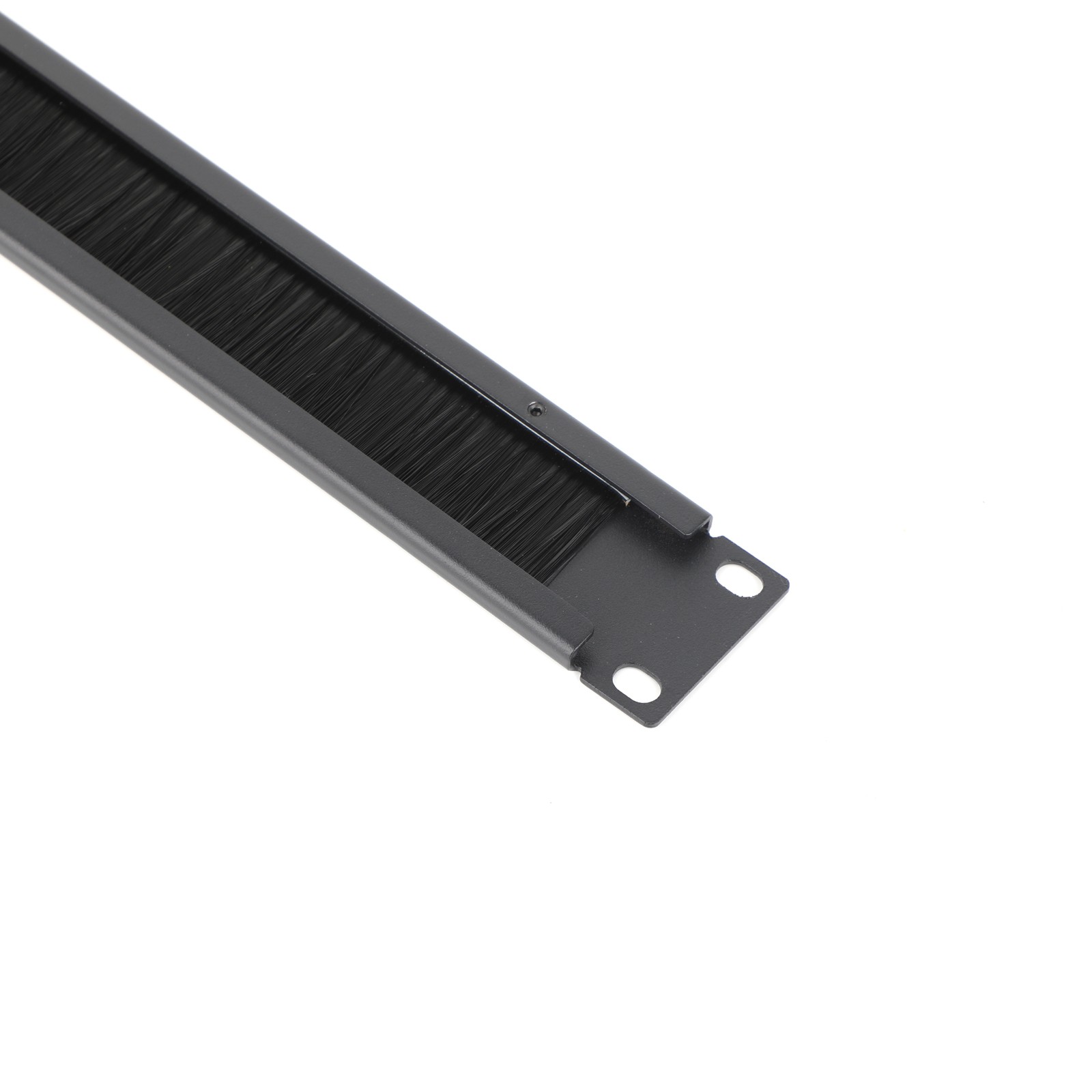 1PCS/2PCS  1U 19" Rack Mount Blank Panel with Brush for Cable Management