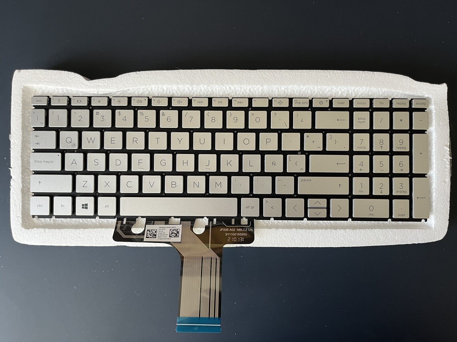 Laptop Replacement Keyboard for HP Pavilion 15-EG0010NR Latin Layout No Backlit