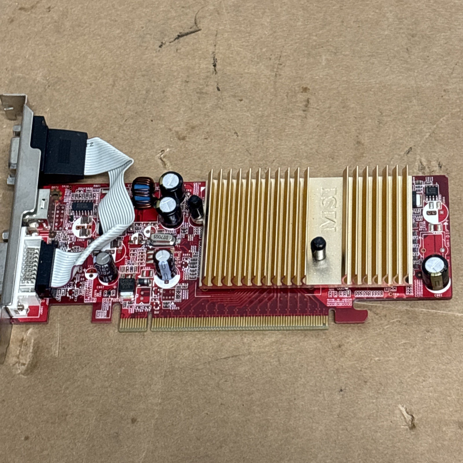 MSI GeForce 6200TC 128MB PCI-E Graphics Card- NX6200TC-TD128LF #T5N