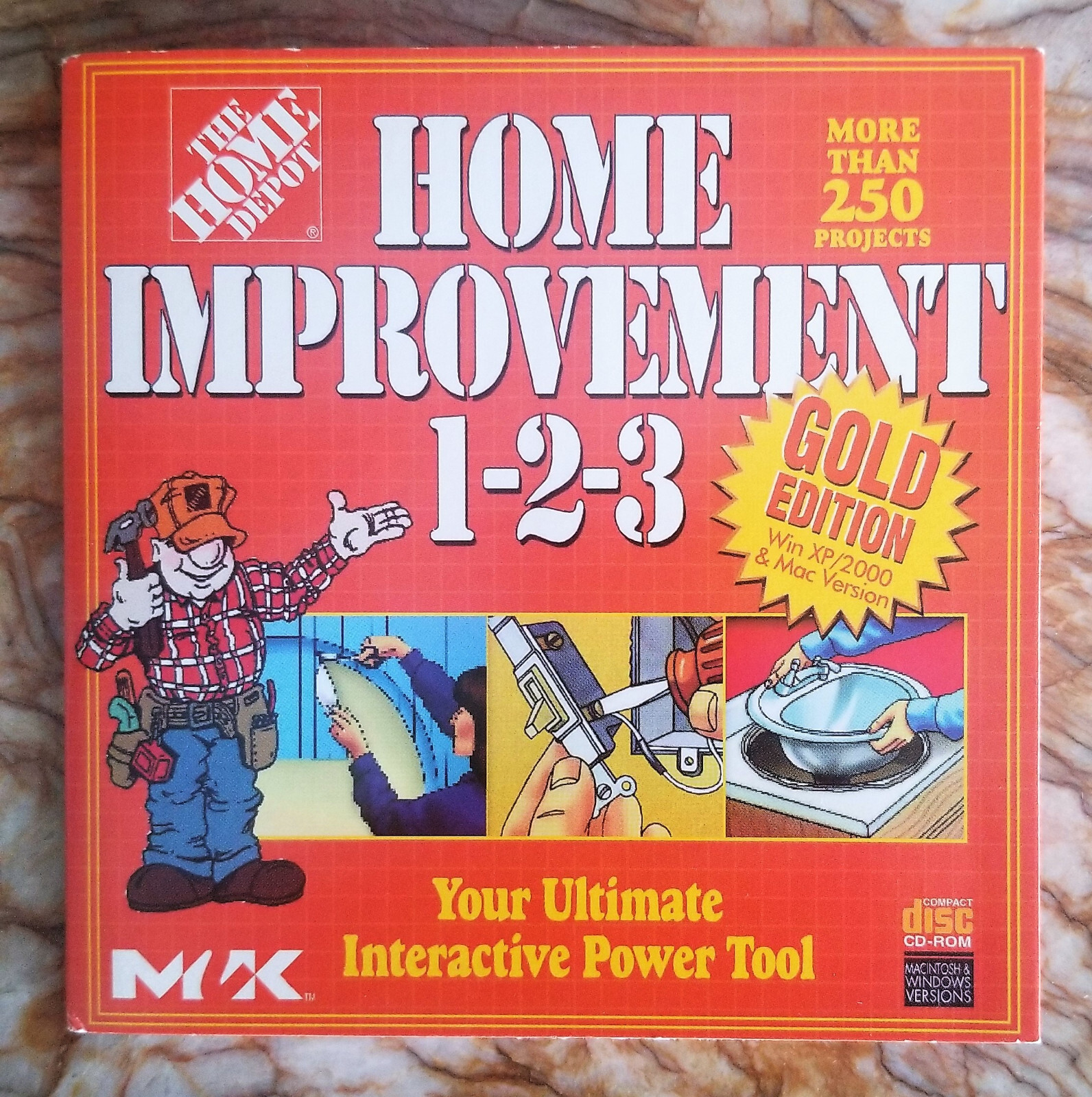 Home Depot - Home Improvement 1 2 3 CD Rom Computer Program 2002