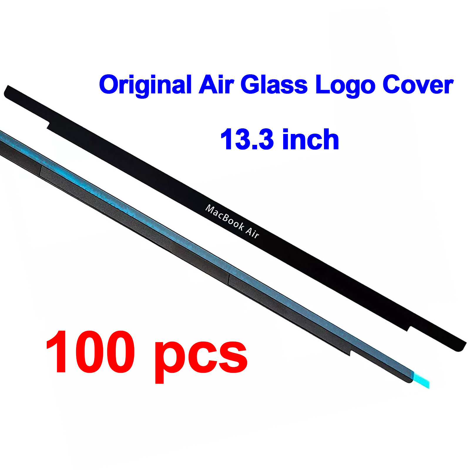 100PCS New Front Glass Trim Bezel Logo Cover For MacBook Air 13" A1932 2018 2019
