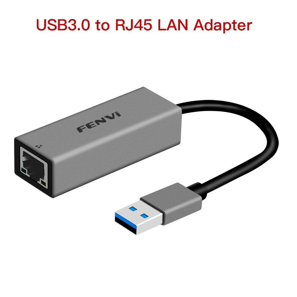 100pcs USB 3.0 Gagibit to RJ45 LAN Ethernet 1000M RTL8153 Wired Network Adapter