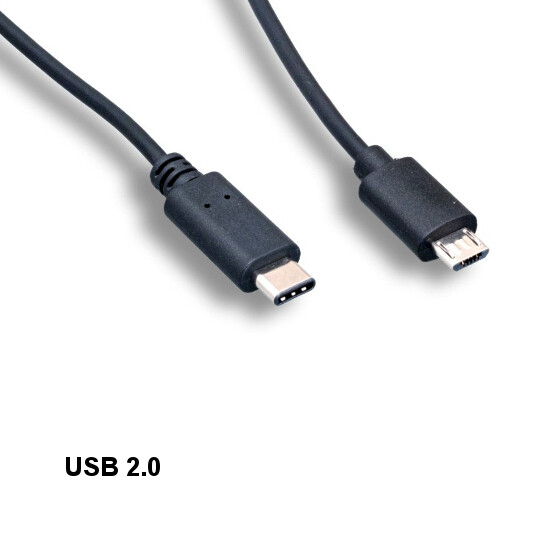 10x 6ft USB 2.0 Type Micro B to Type C Cable Data Sync Charge for PC Mac HDD