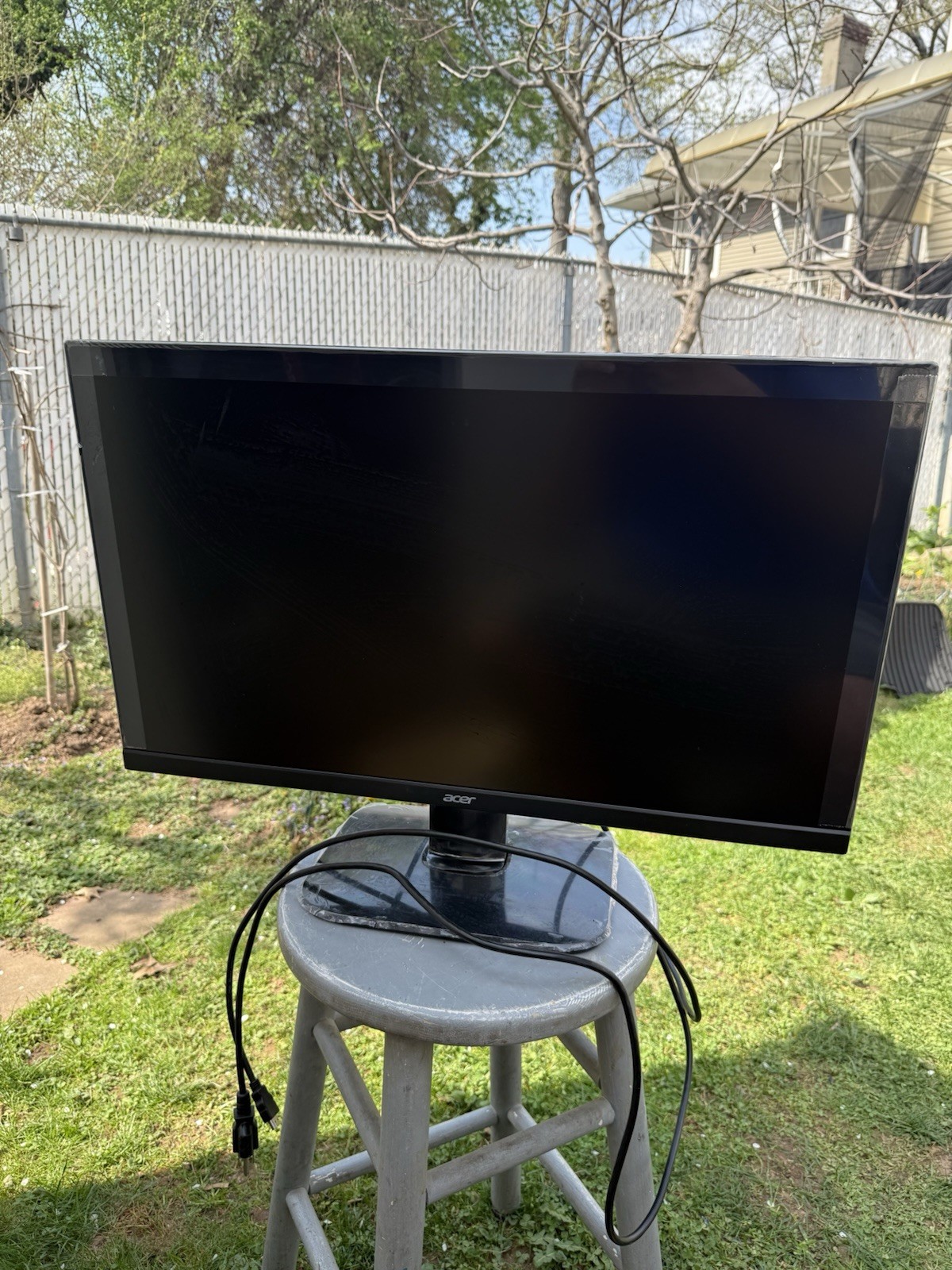 Acer KA272 Abi 27" LCD Monitor 1920x1080 75Hz Widescreen HDMI with stickers pro.
