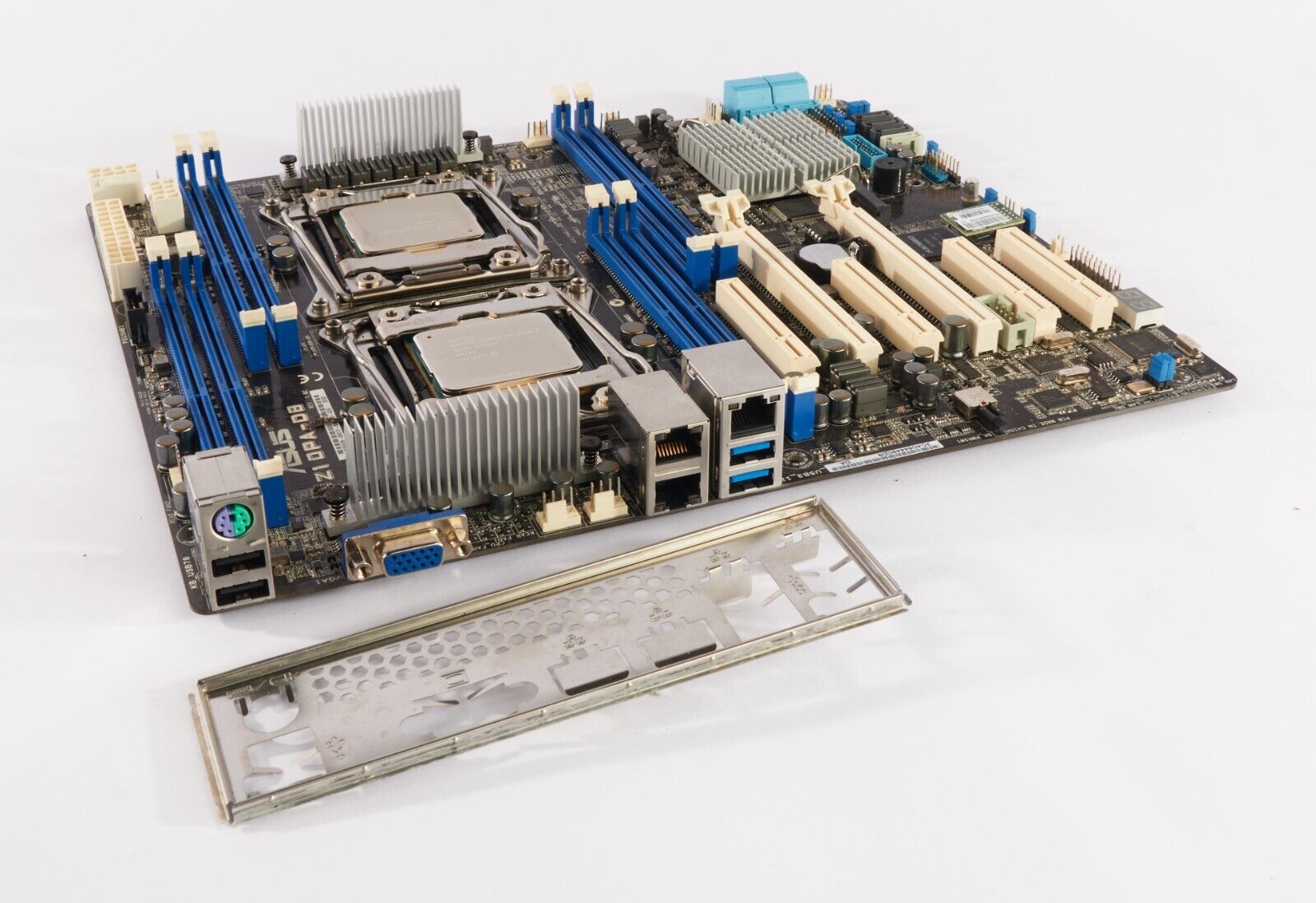 ASUS Z10PA-D8 ATX DDR4 LGA 2011-3 C612 Motherboard w/2x Xeon E5-2640 V3 CPUs