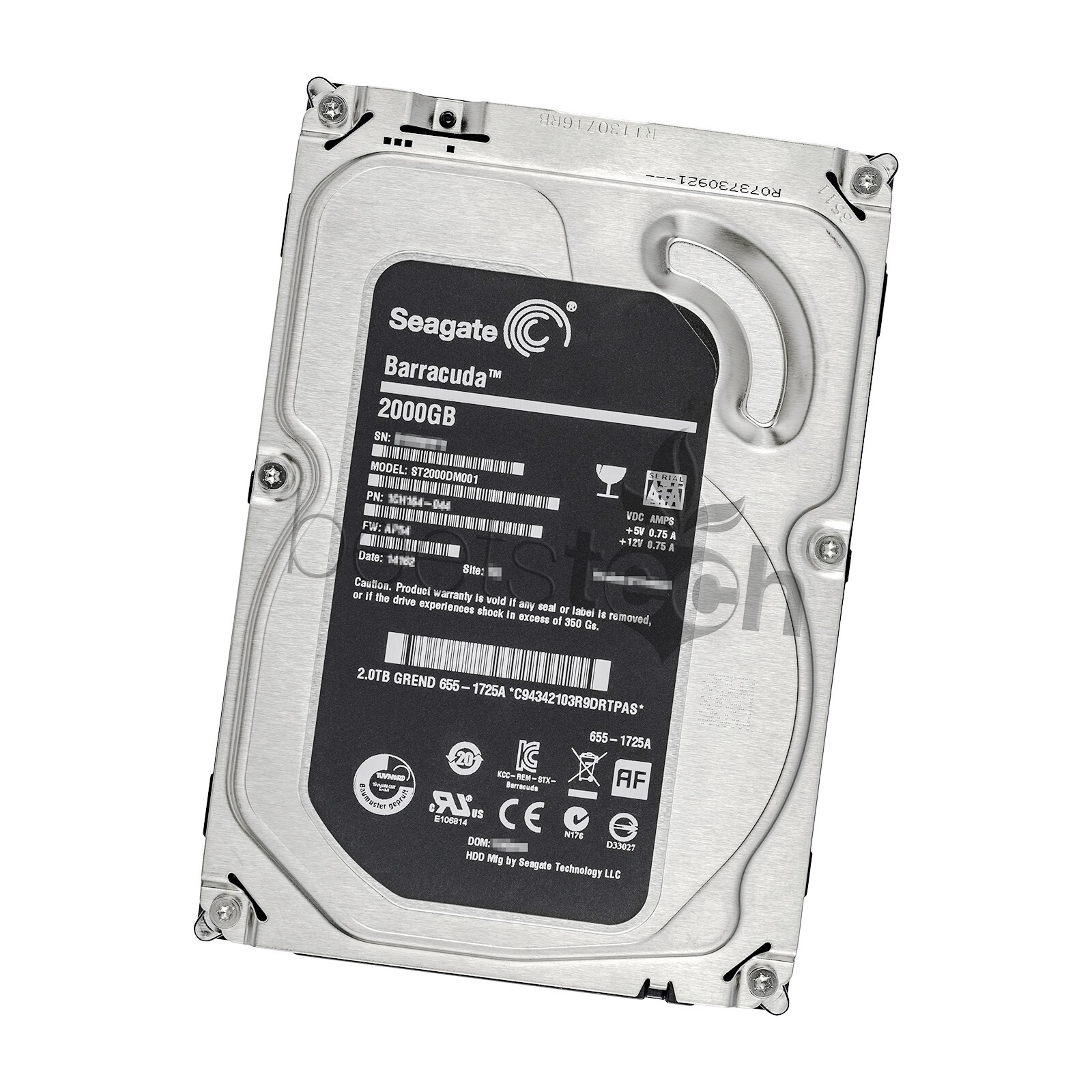 Seagate 2TB 3.5" 7200RPM - iMac 27" A1419 2012 2013 2014 2015 2017, A2115 2019