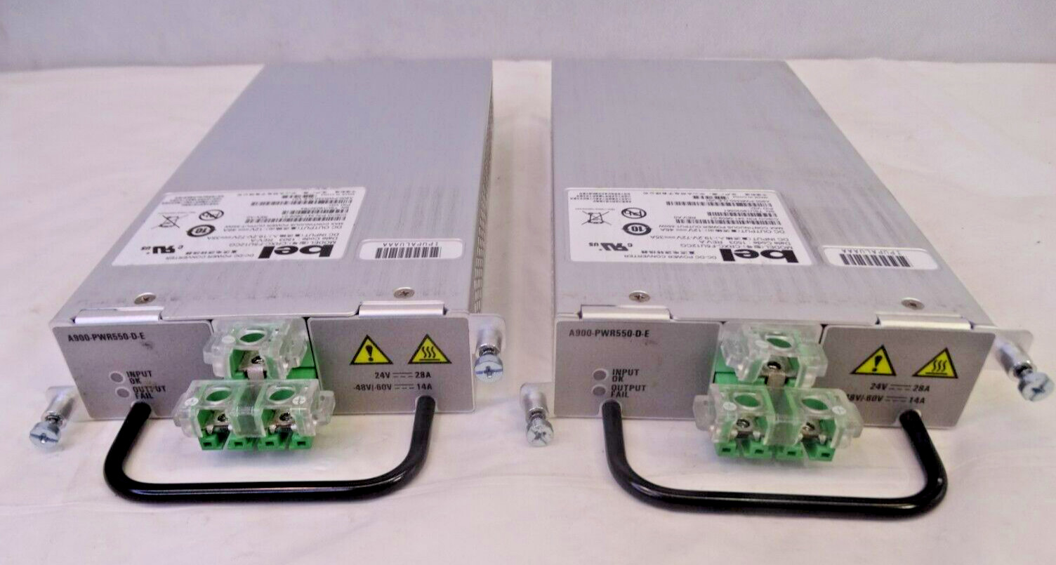 Cisco A900-PWR550-D-E DC-DC Power Converter Module, Lot of 2 for Parts/ Repair