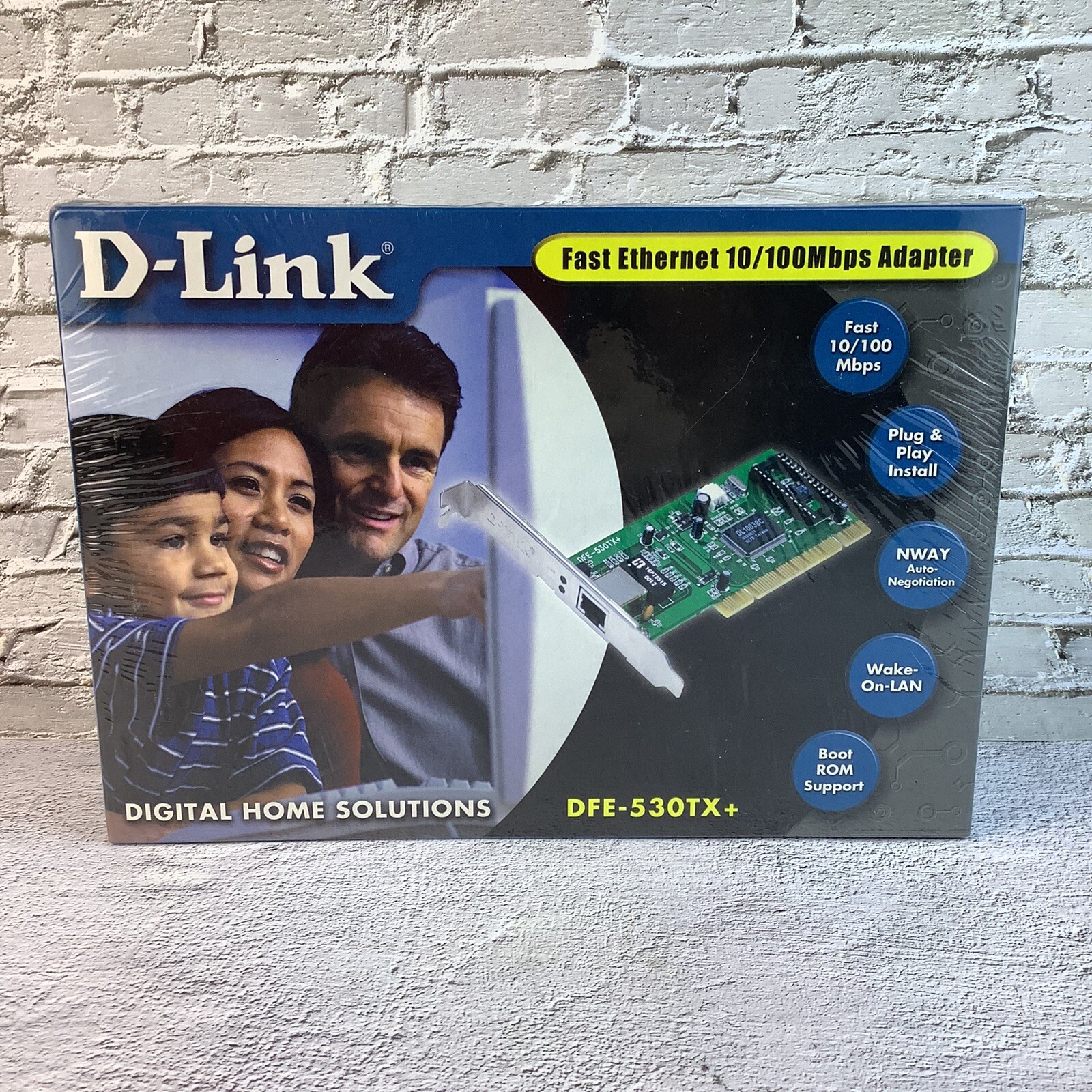 D-LINK-DFE-53TX+ Fast Ethernet 10/100 Mbs Adapter *NEW IN BOX**