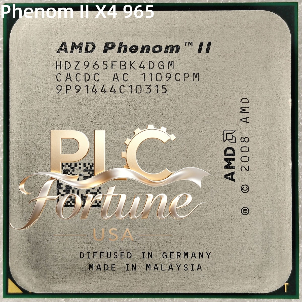 Used AMD Phenom II X4 965 CPU 3.4GHz Quad-Core HDZ965FBK4DGM AM3 125W Unlocked