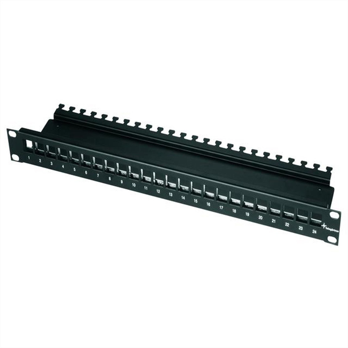 Telegärtner Karl Gärtner 19" Module Carrier 1U Black Patch H02025A0220