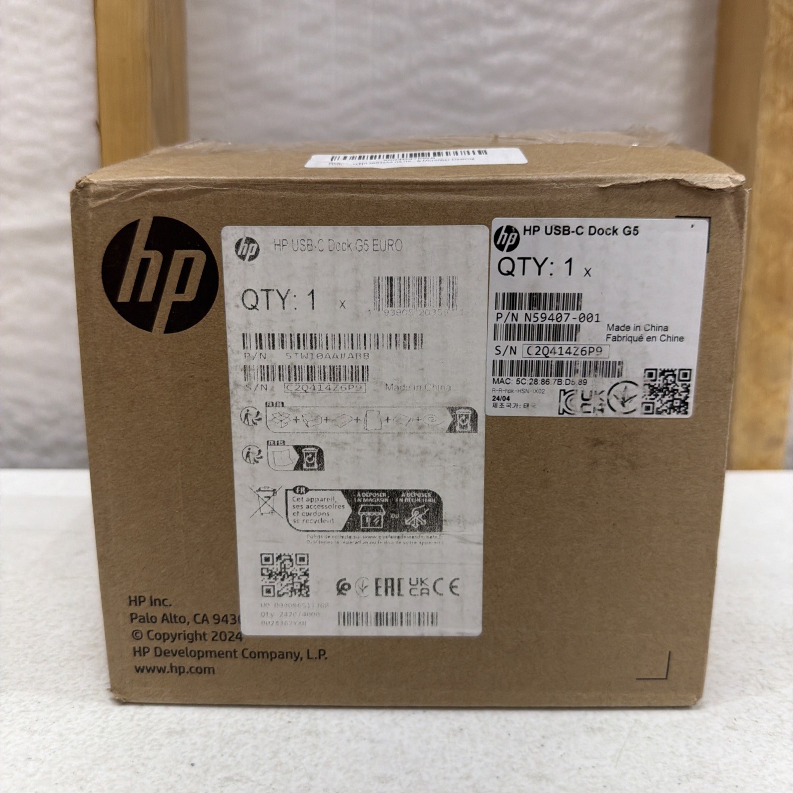 HP USB-C Dock G5, 5TW10AA#ABB (Euro Version)