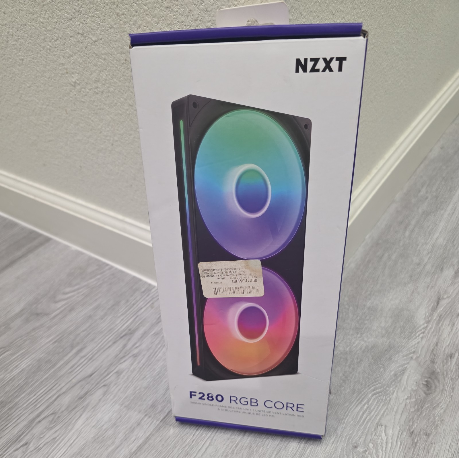 NZXT F240 RGB CORE RF-U24HF-B1 240mm RGB LED Single-Frame RGB Fan Unit