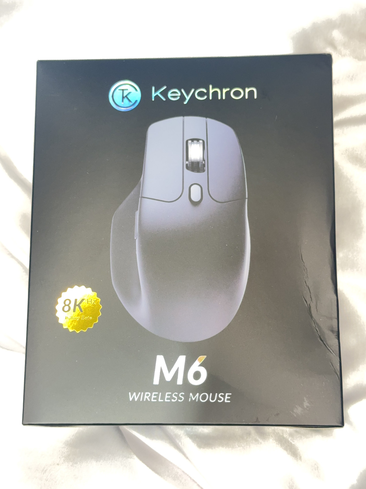 Keychron M6 8K Wireless Gaming Mouse Pixart 3950 Sensor 8000Hz Polling